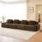 153" Modern Modular Sectional Sofa
