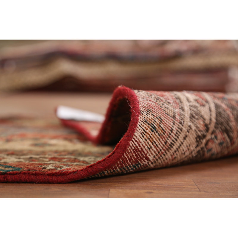 Tapis de couloir traditionnel en laine rétro 3 x 11