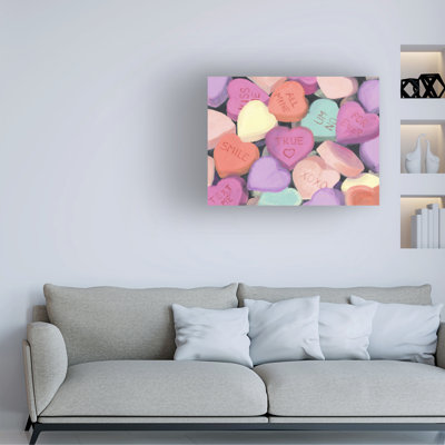 Art mural sur toile tendue - Michael Willett «Pastel Candy II» pour décoration de salon, de chambre à coucher ou de bureau - 35 x 47