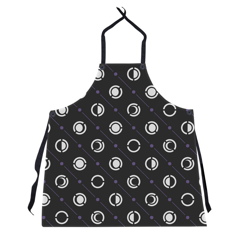 Skeffingt Bib Apron, Purple Accent