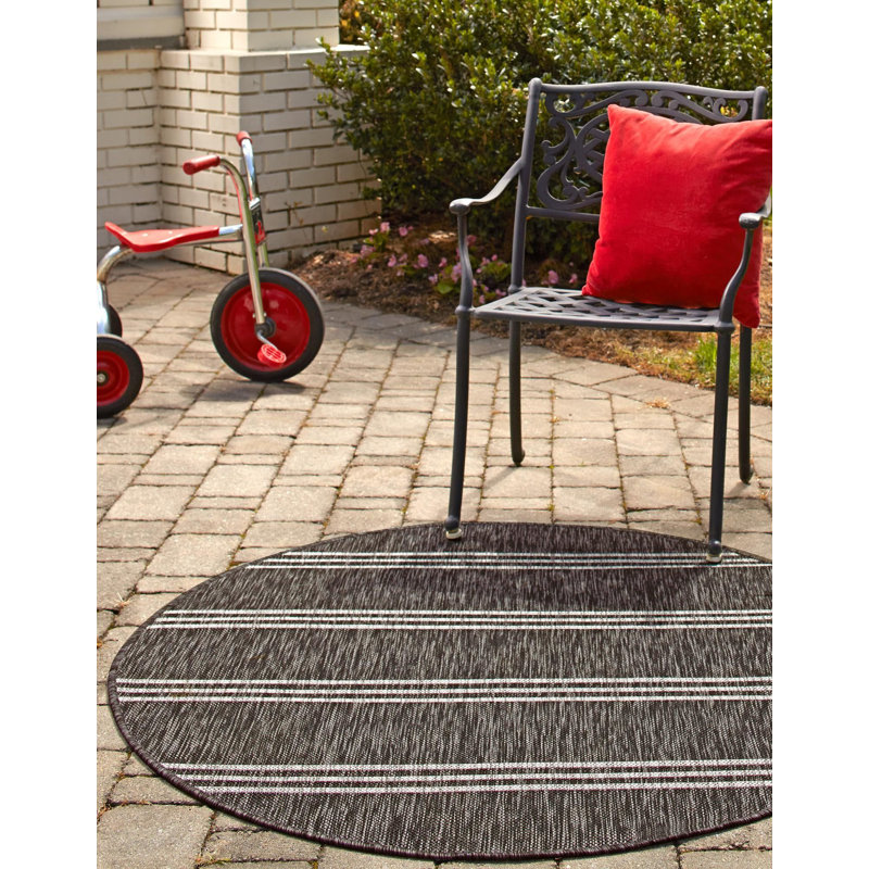 Uniopolis Indoor / Outdoor Rug, Round 13'