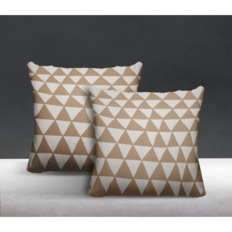  Coussin intérieur / extérieur, Beige, L 17 po x H 17 po