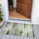 Machine Washable Indoor/Outdoor Xhevrie Green Rug