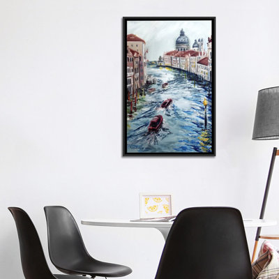 Impressions of Venice - reproduction d'art murale - toile encadrée