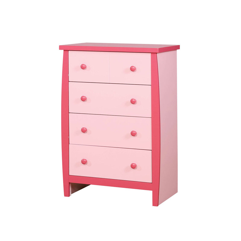 Commode 4 tiroirs Burdick, Blanc