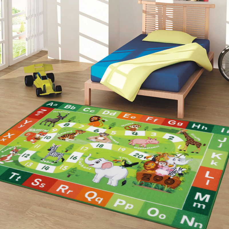Copernicus Animal Print Indoor Rug, Rectangle 4' x 6'