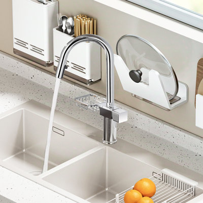 High - Arc Pull Down Kitchen Faucet Of Stainless Steel, Single Hole, Dual Spray Modes, 360 Rotation And Leak Valve Endurance Hole With Steel Body, Flexibility Easy Installation For Island Kitchens