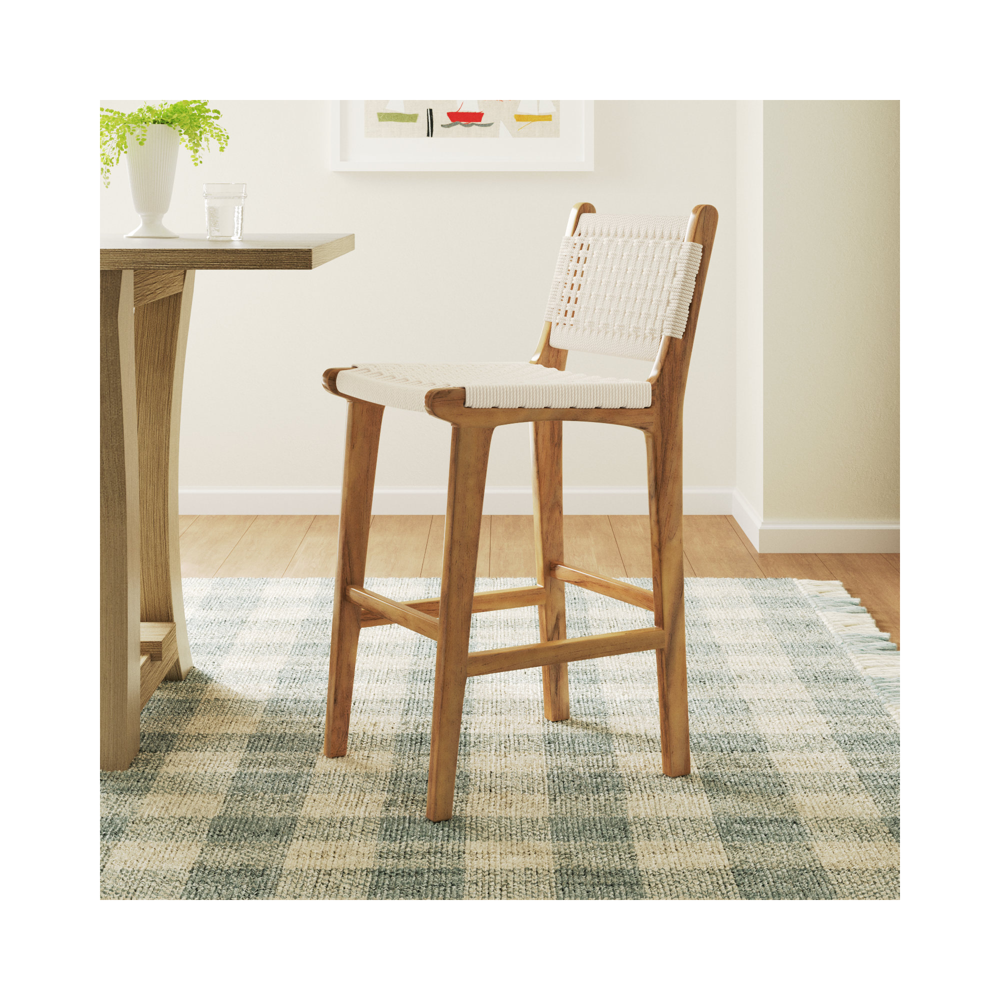 Dimples Woven Stool