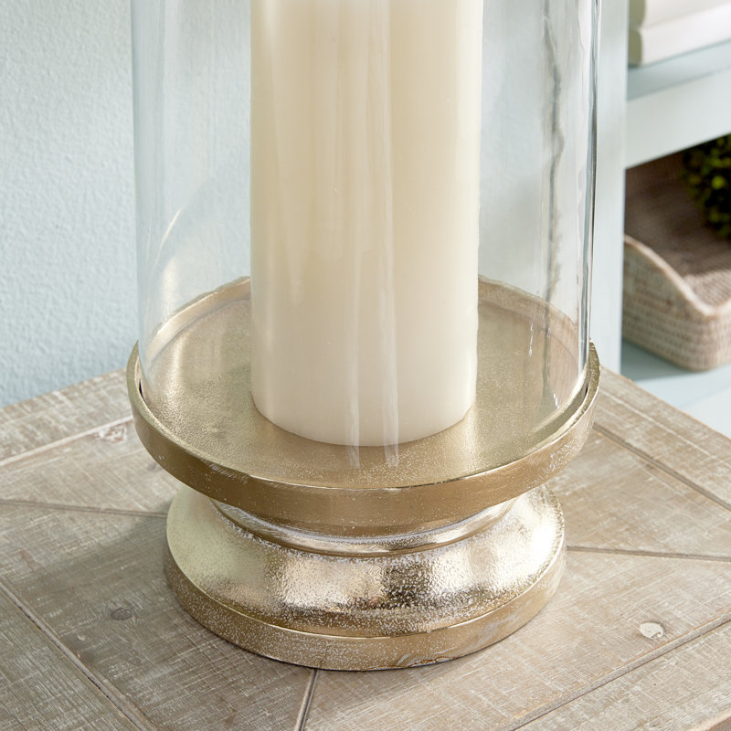 Florence Hurricane Candle Holder, 15.5" H x 8.25" W x 8.25" D