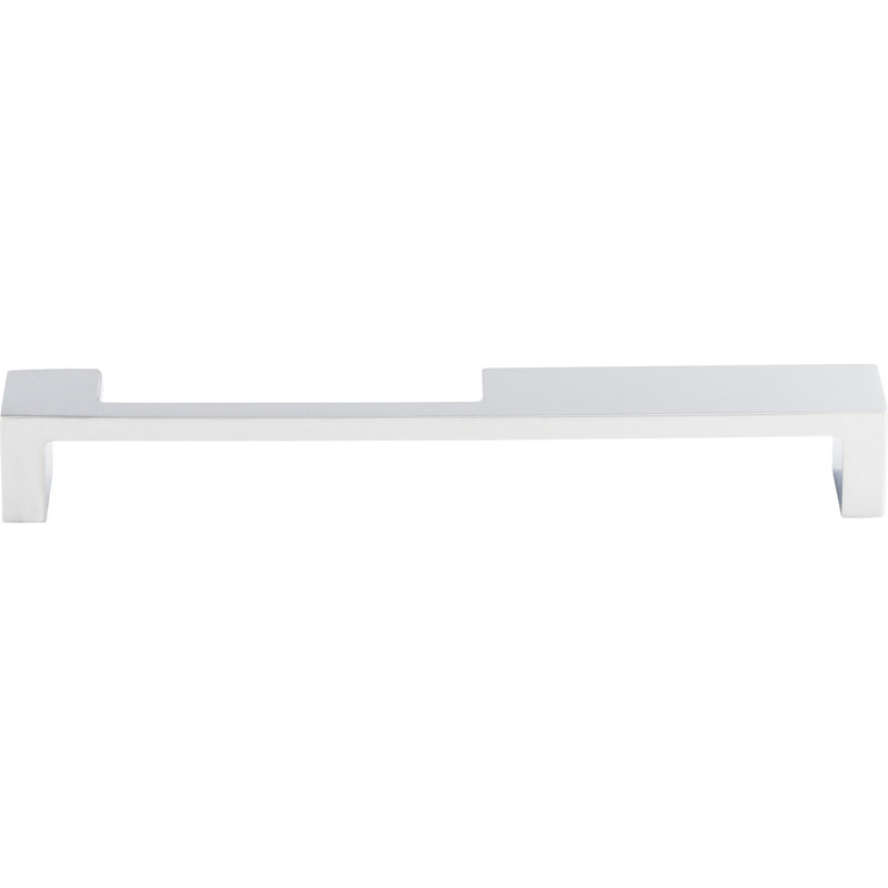 Modern Metro Bar Pull, Polished Chrome, 7" Center to Center