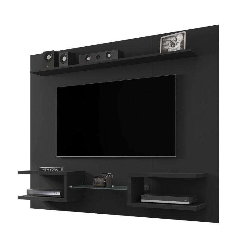 Kitterman Floating Entertainment Center for TVs up to 50", Black