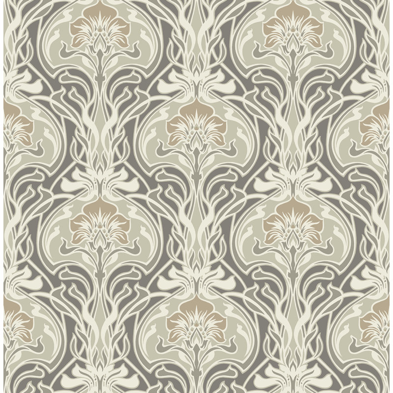 Fallon Brown Peel and Stick Wallpaper
