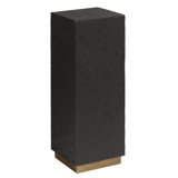 Lava Stone Metal Base Pedestal