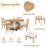 Dining Table Set With Extendable Tabletop-1045153360