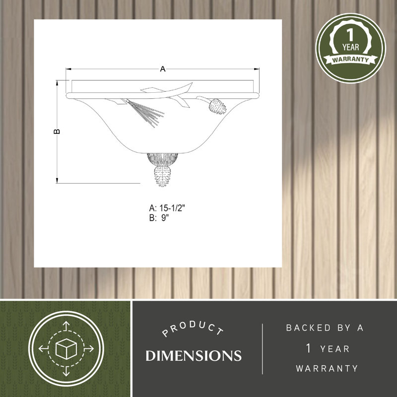 Stricklin Glass Flush Mount