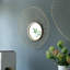 Ensemble de 3 miroirs muraux abstraits