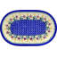 Spring Flowers Stoneware Platter-100450437