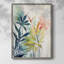 «Pink and Yellow Floral Elegance I», reproduction encadrée - bois massif-652108512