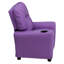 Contemporary Kids Recliner with Cup Holder-1383255997