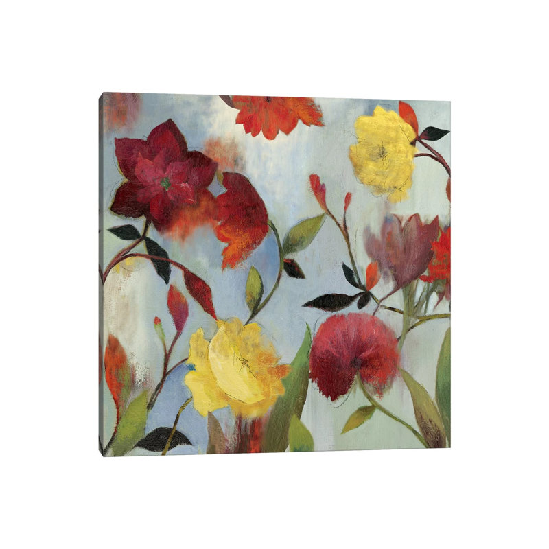 Wildflowers II by Asia Jensen - Wrapped Canvas Painting, 66.04 cm H x 66.04 cm W x 1.91 cm D