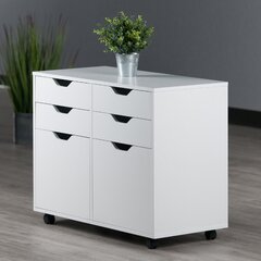 Inbox Zero Dalziel 27.6'' Wide 4 - Shelf Storage Cabinet & Reviews