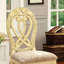 Ensemble de 2 chaises d'appoint formelles Majestic Traditional