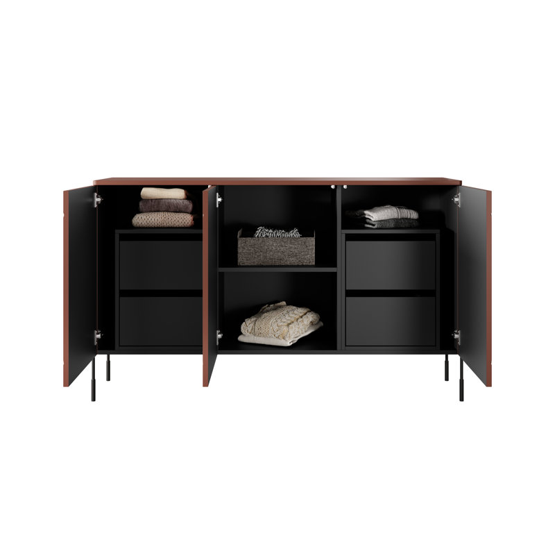 Mehjabin 154cm Sideboard, Burgundy