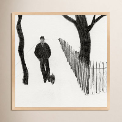 Walking the Dog Print by Simon Schneiderman