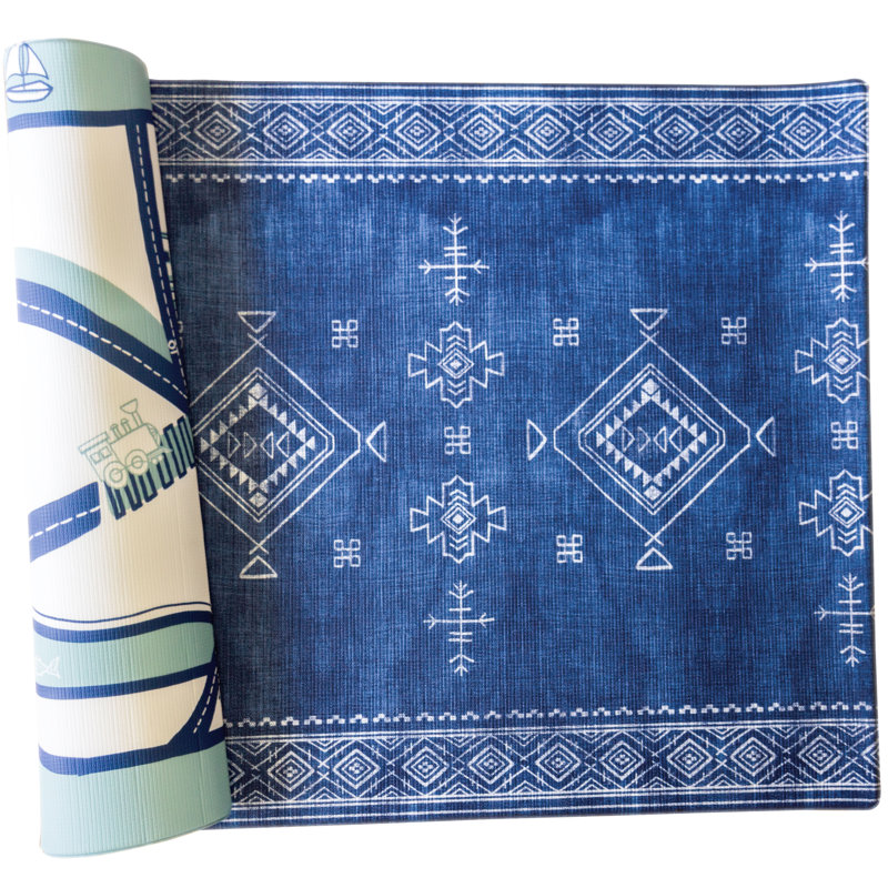 Tapis de jeu en mousse, Bleu