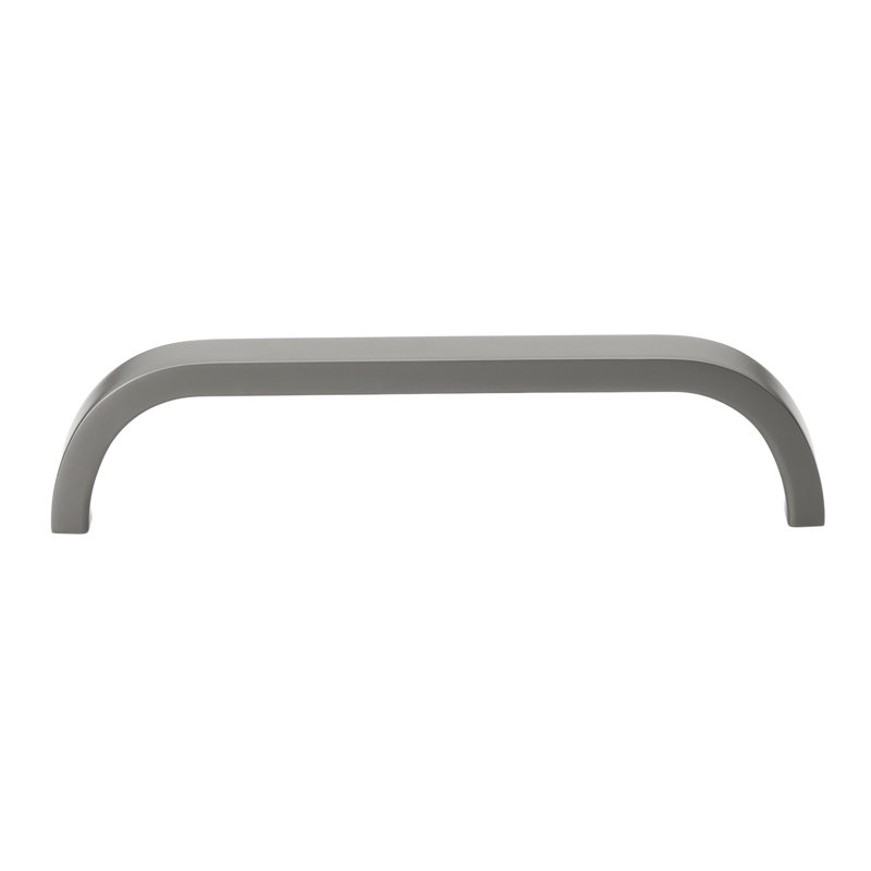 5-1/16" Center to Center Curved Bar Pull, Graphite
