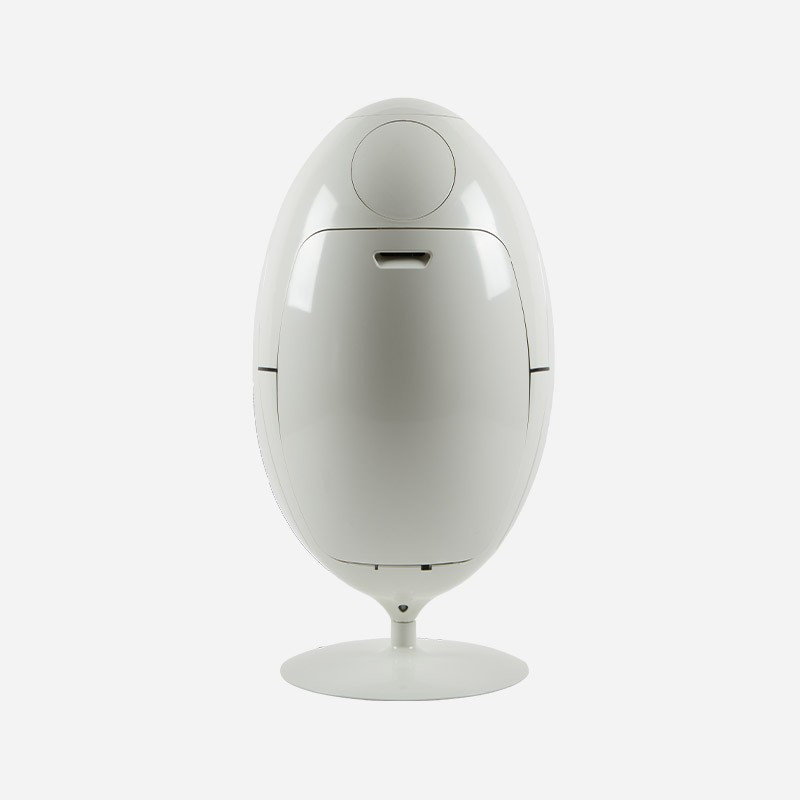 OVETTO ABS WHITE Waste Bin