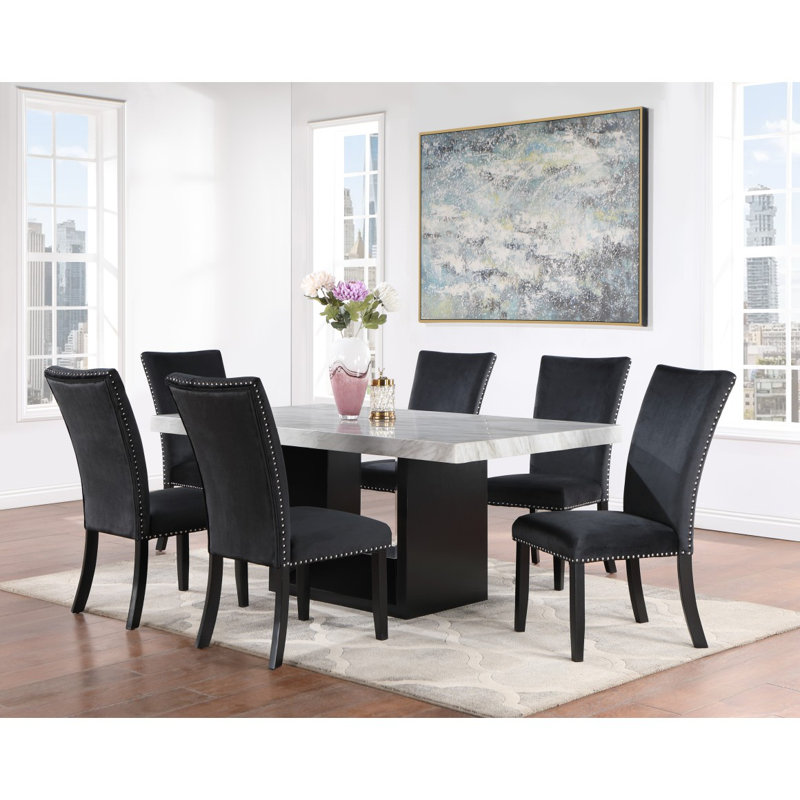 CHAISES NOIR JHOANNA (ENSEMBLE DE 2)