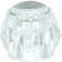Tub And Shower Offset Handle Single Control Knob For Delta Replacement Trim Kit With Screw And Button, Clear Acrylic Finish