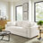 Commix Down Filled Overstuffed Sleeper Sofa In Pure White-105697914