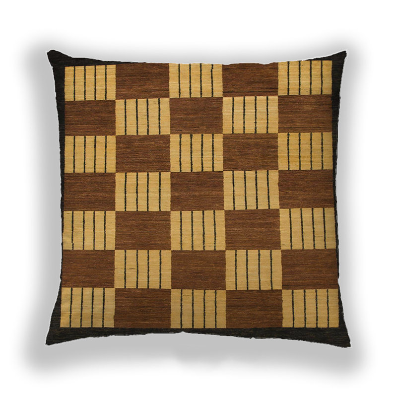 Coussin Abstract 1531, Microsuède