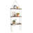 Macrame 3-Tier Wall Hanging Shelf