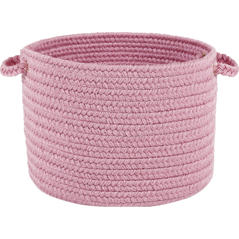 Panier Misha, H 10 po x l 14 po x P 14 po, Rose