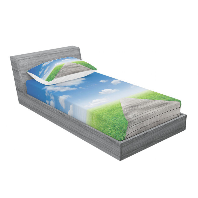 Microfiber Sheet Set, Twin XL Sheet Set with Fitted Sheet