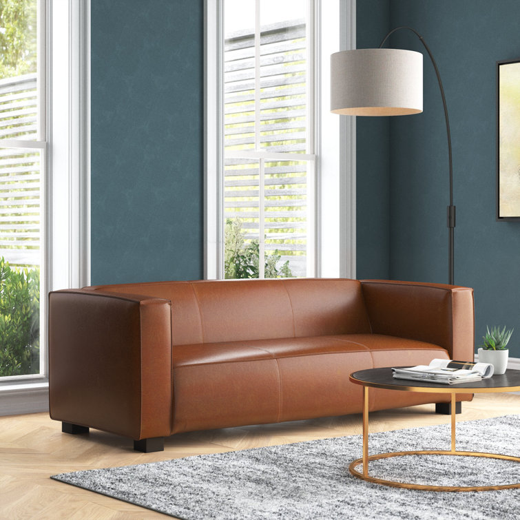 Ahvianna Faux Leather 3 Seater Sofa