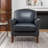 Shalisia 32'' Wide Upholstered Genuine Leather Armchair-697261949
