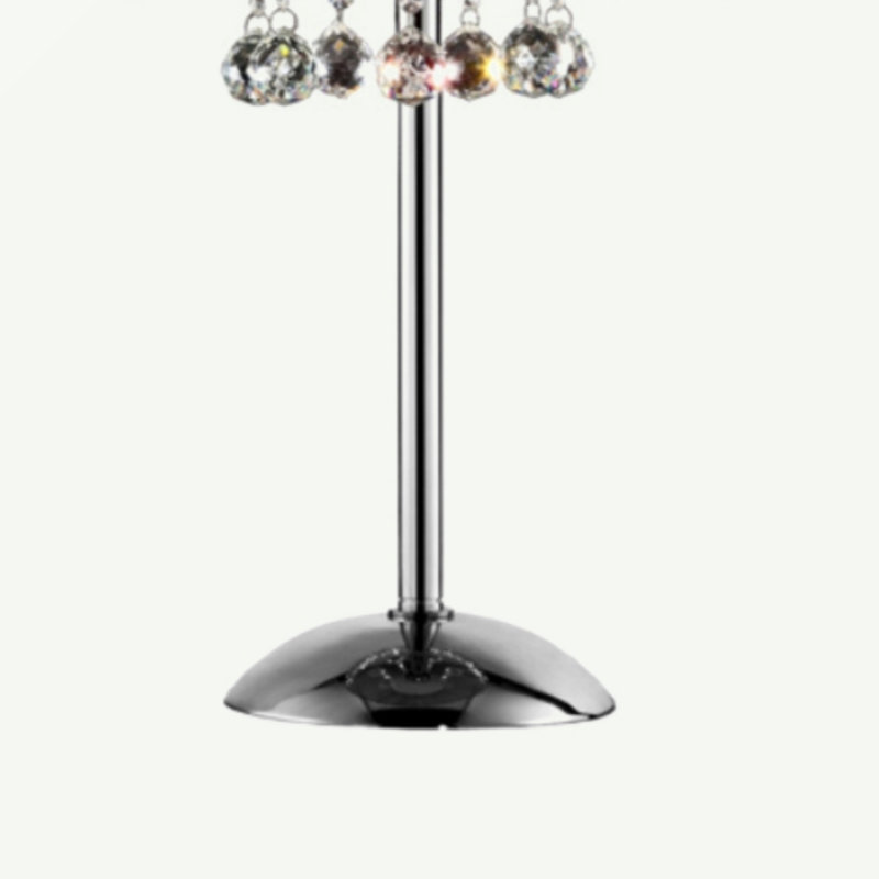 Crystal Dreamer Metal Table Lamp