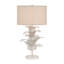 60cm Metal Table Lamp with Linen Shade-1411819439