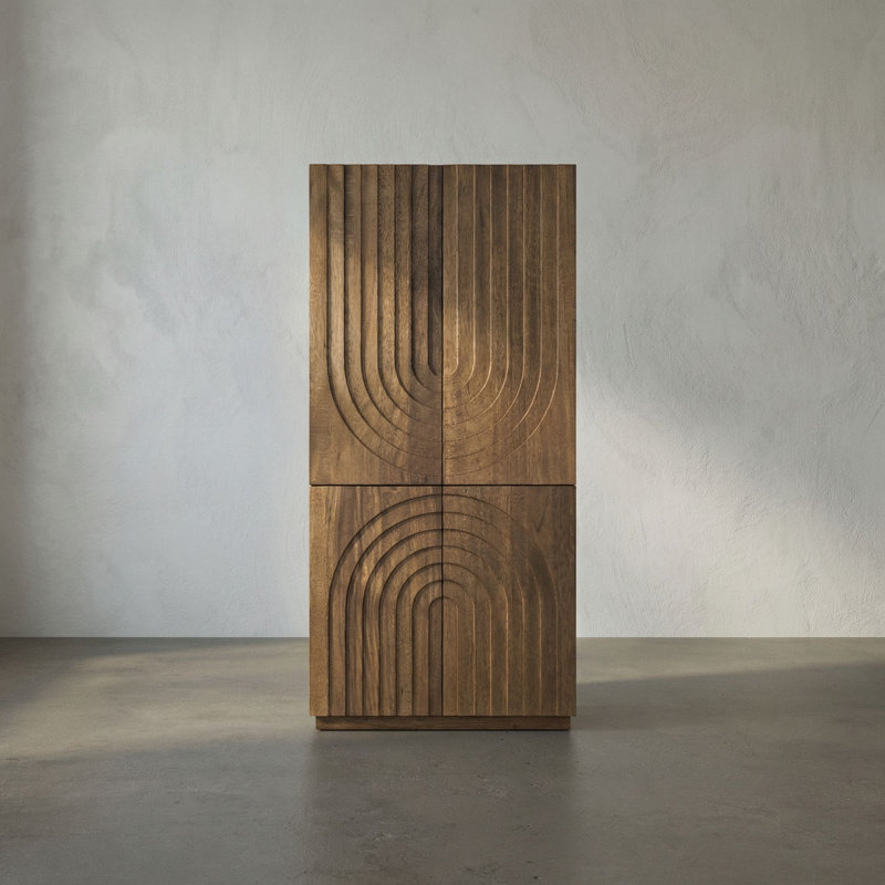 Otto 4 - Door Solid Wood Armoire