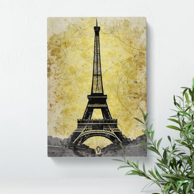 Splendid Eiffel Tower - Wrapped Canvas
