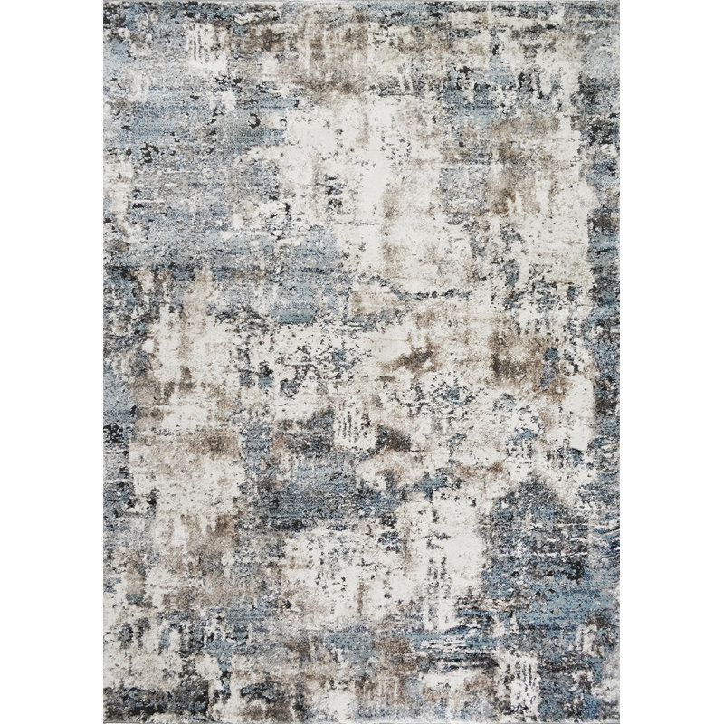 Tapis multicolore Rhasody Delta, Rectangle 7 pi 10 po x 9 pi 10 po