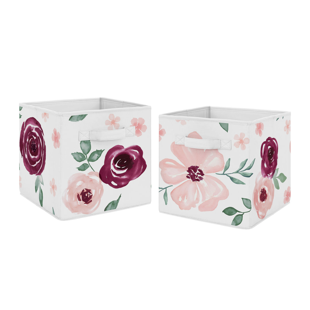 Sweet Jojo Designs Fabric Toy Box (Set of 2) Sweet Jojo Designs