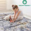 Tapis tissé 2X8 et thème abstrait marine