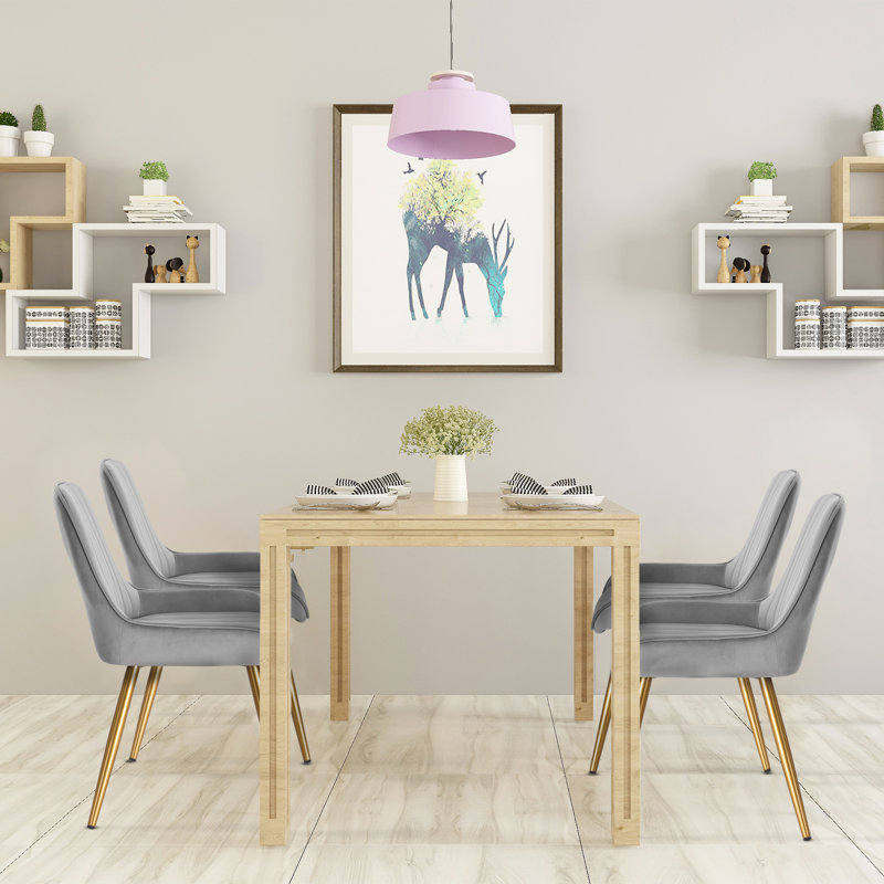 Orchard Upholstered Dining Chair, Light Grey