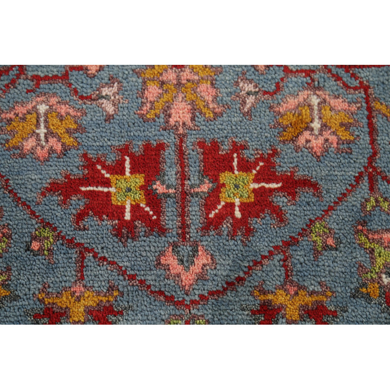 Tapis bleu Oushak 3 x 5