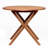 Anautica 3Pc Eucalyptus Wood Patio Dining Set With Round Table - Amazonia